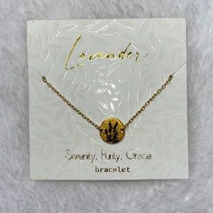 Lavender gold necklace